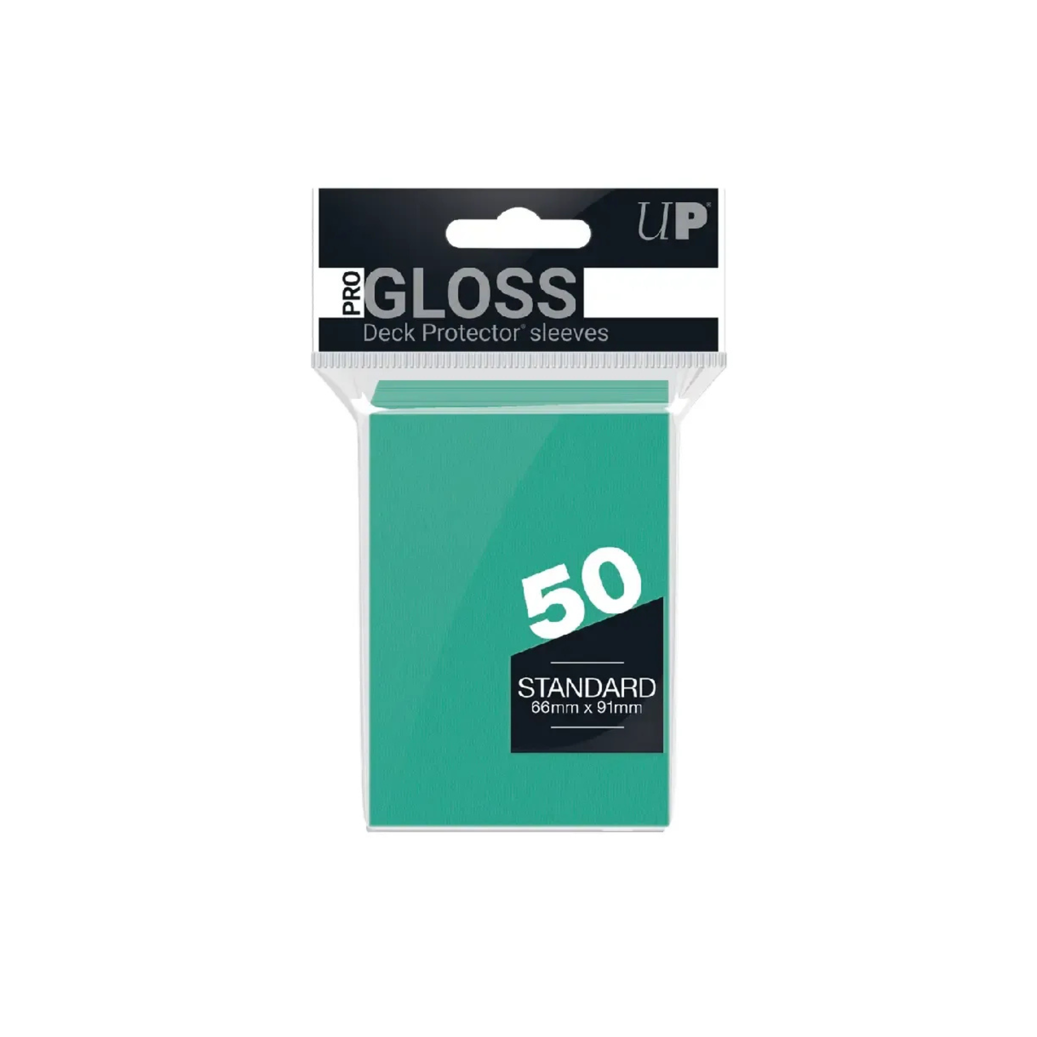 Ultra Pro 2.5" x 3.5" Gloss Standard Deck Protector Aqua Sleeves (50 Sleeves)