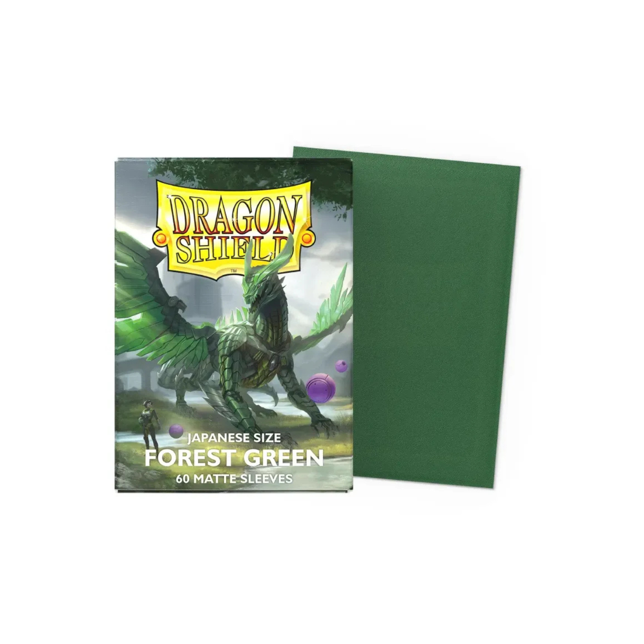 Dragon Shield Small Deck Protector Matte Forest Green Sleeves (60 Sleeves)