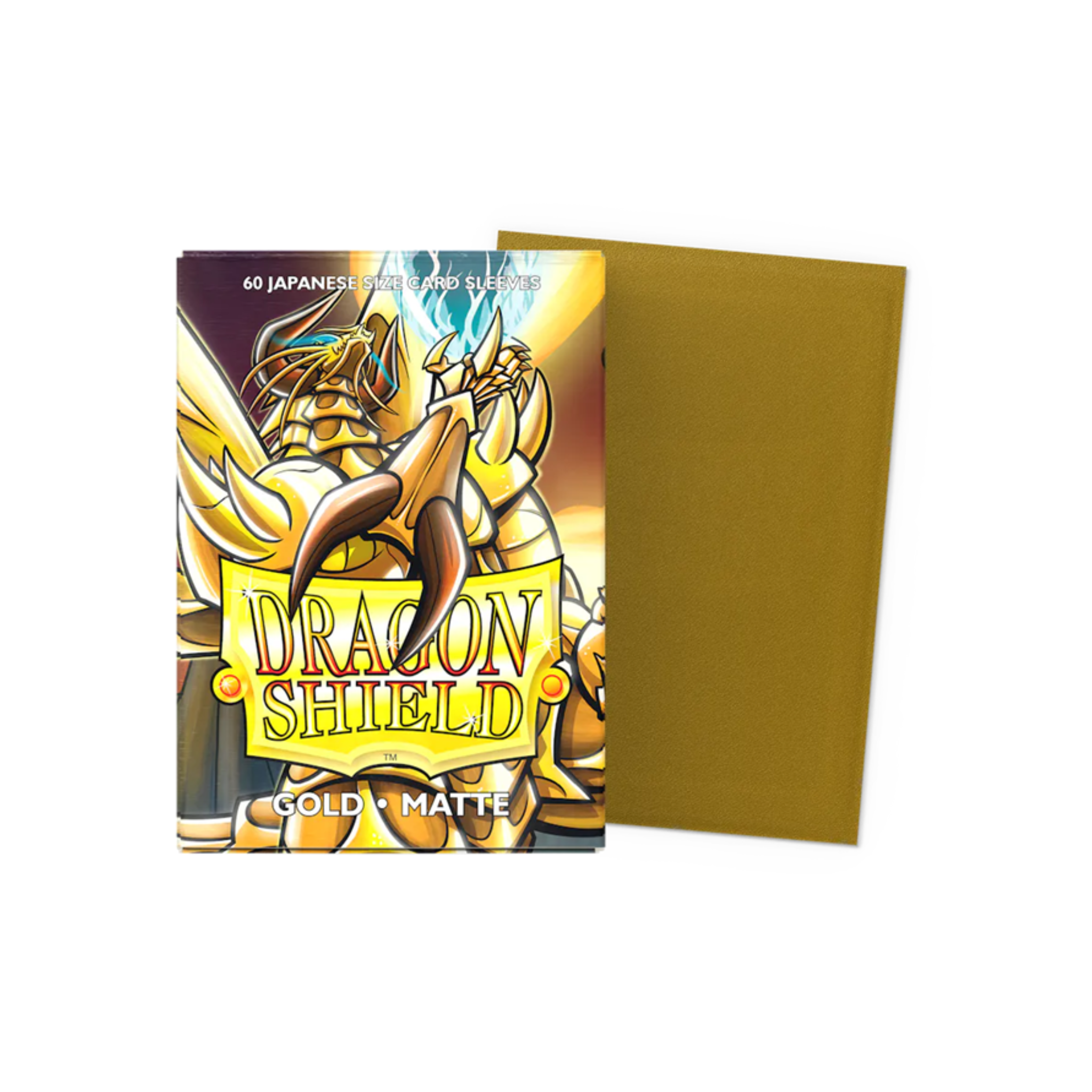 Dragon Shield Small Deck Protector Matte Gold Sleeves (60 Sleeves)