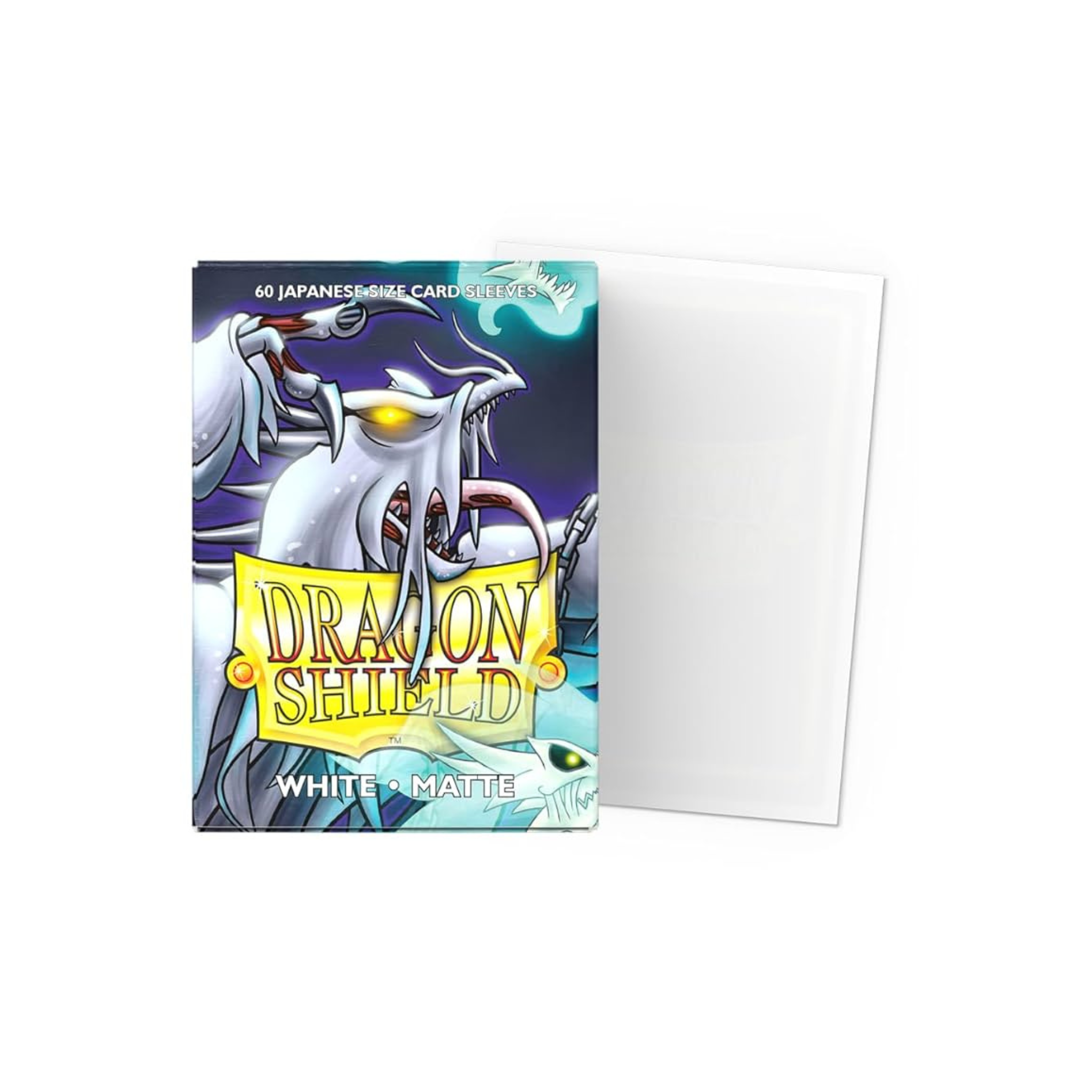 Dragon Shield Small Deck Protector Matte White Sleeves (60 Sleeves)