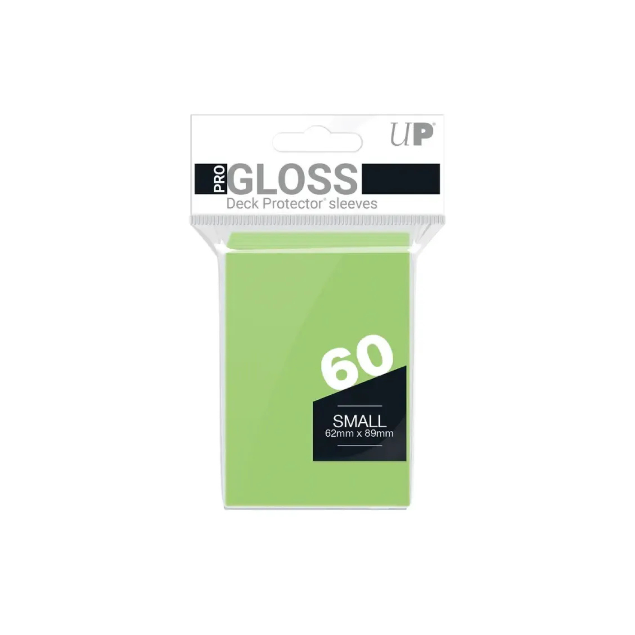 Ultra Pro Small Deck Protector Gloss Lime Green Sleeves (60 Sleeves)