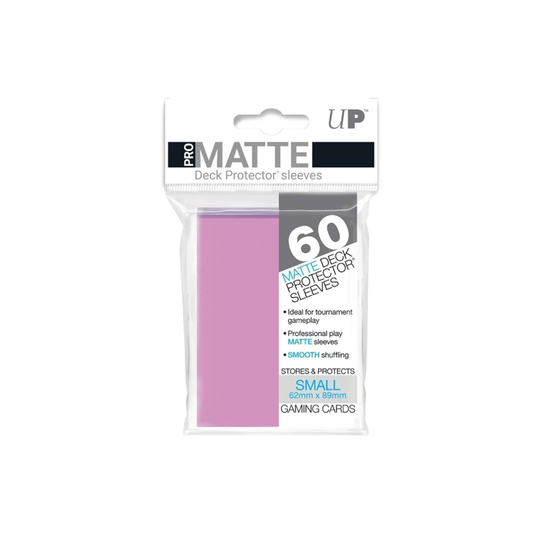 Ultra Pro Small Deck Protector Matte Pink Sleeves (60 Sleeves)