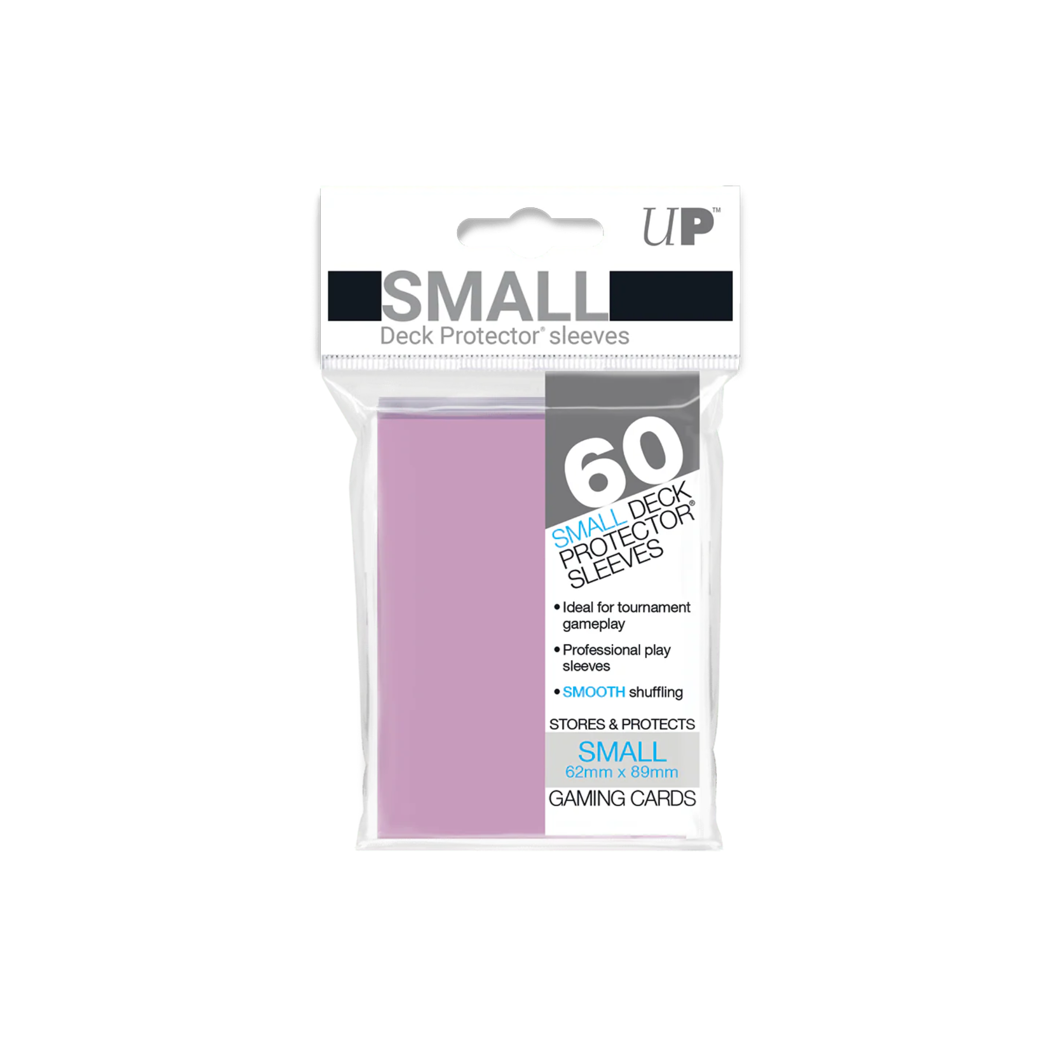 Ultra Pro Small Deck Protector Pink Sleeves (60 Sleeves)