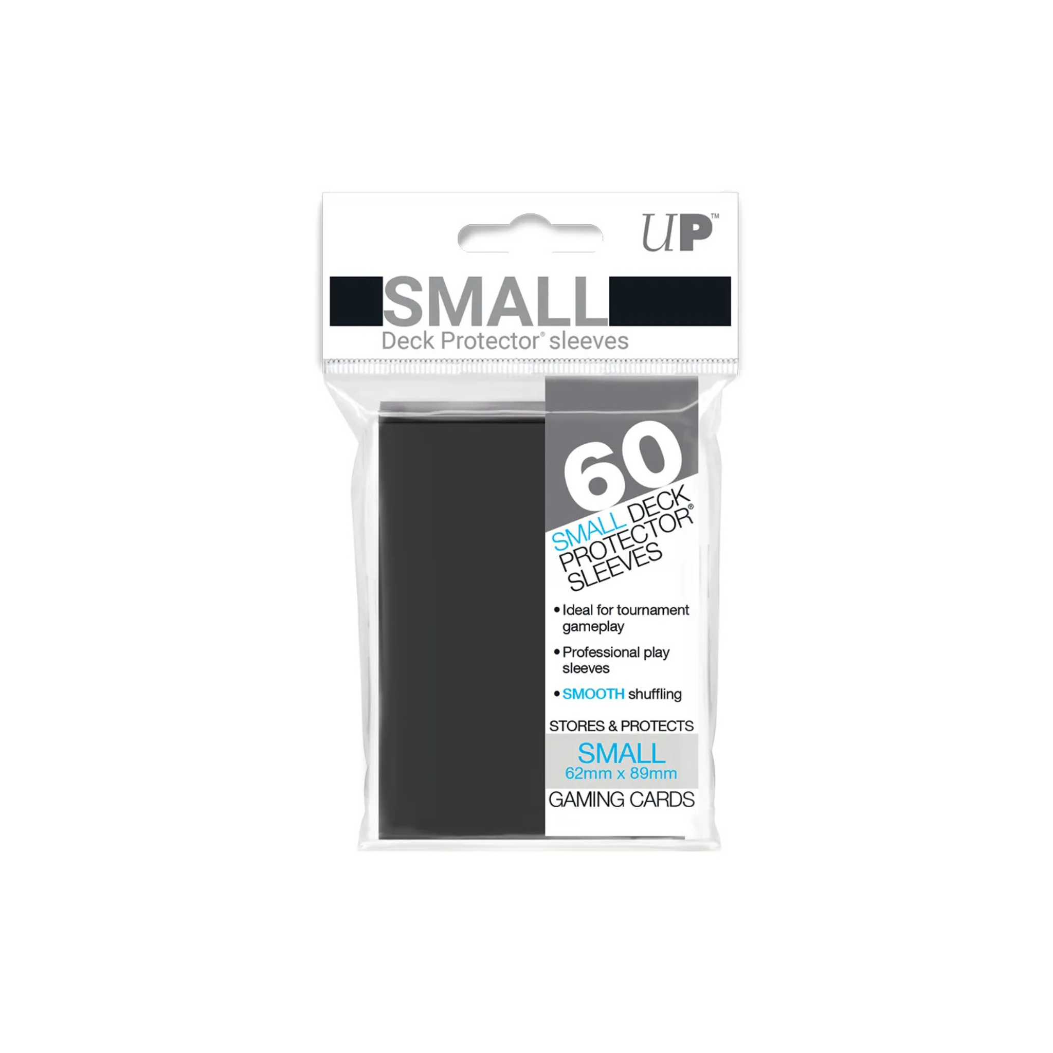 Ultra Pro Small Deck Protector Black Sleeves (60 Sleeves)
