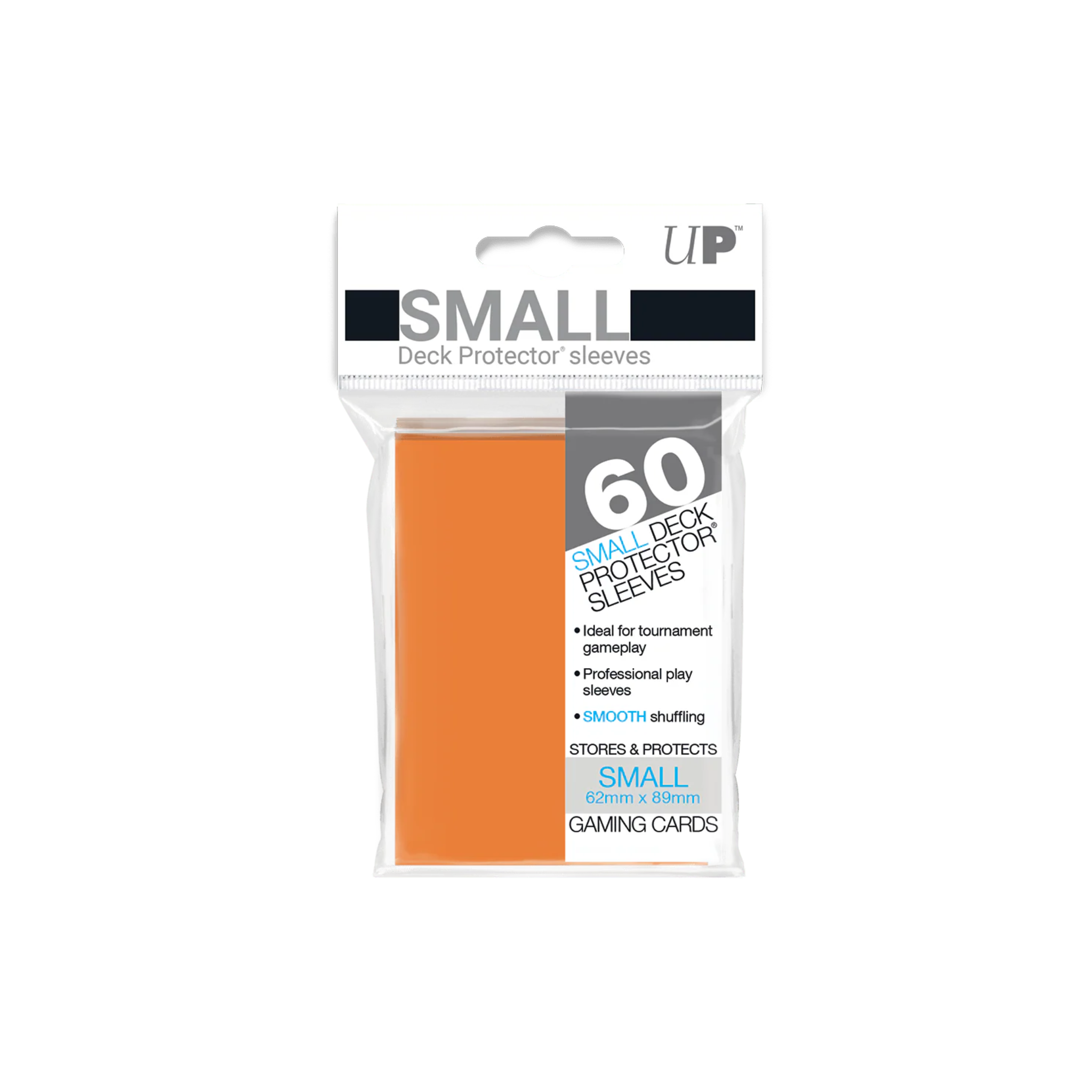 Ultra Pro Small Deck Protector Orange Sleeves (60 Sleeves)