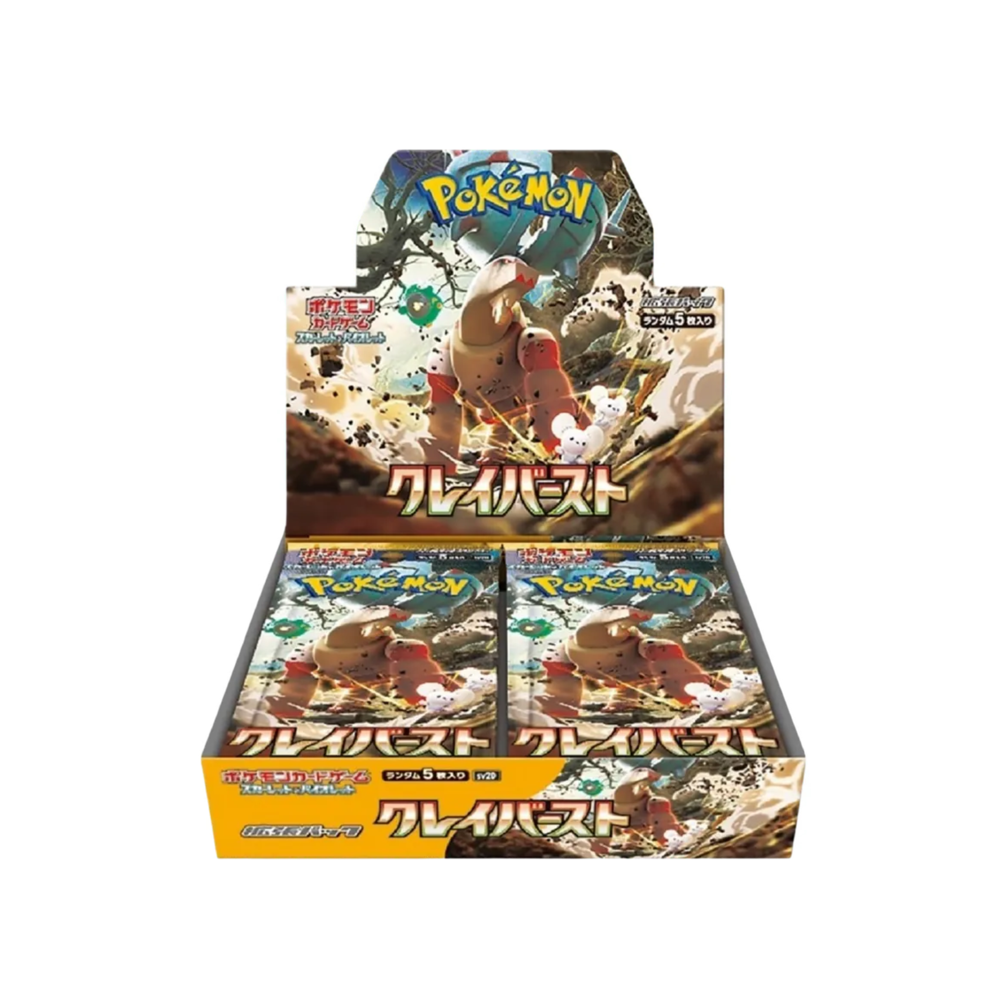 Pokémon Clay Burst Japanese Booster Box 30 Packs