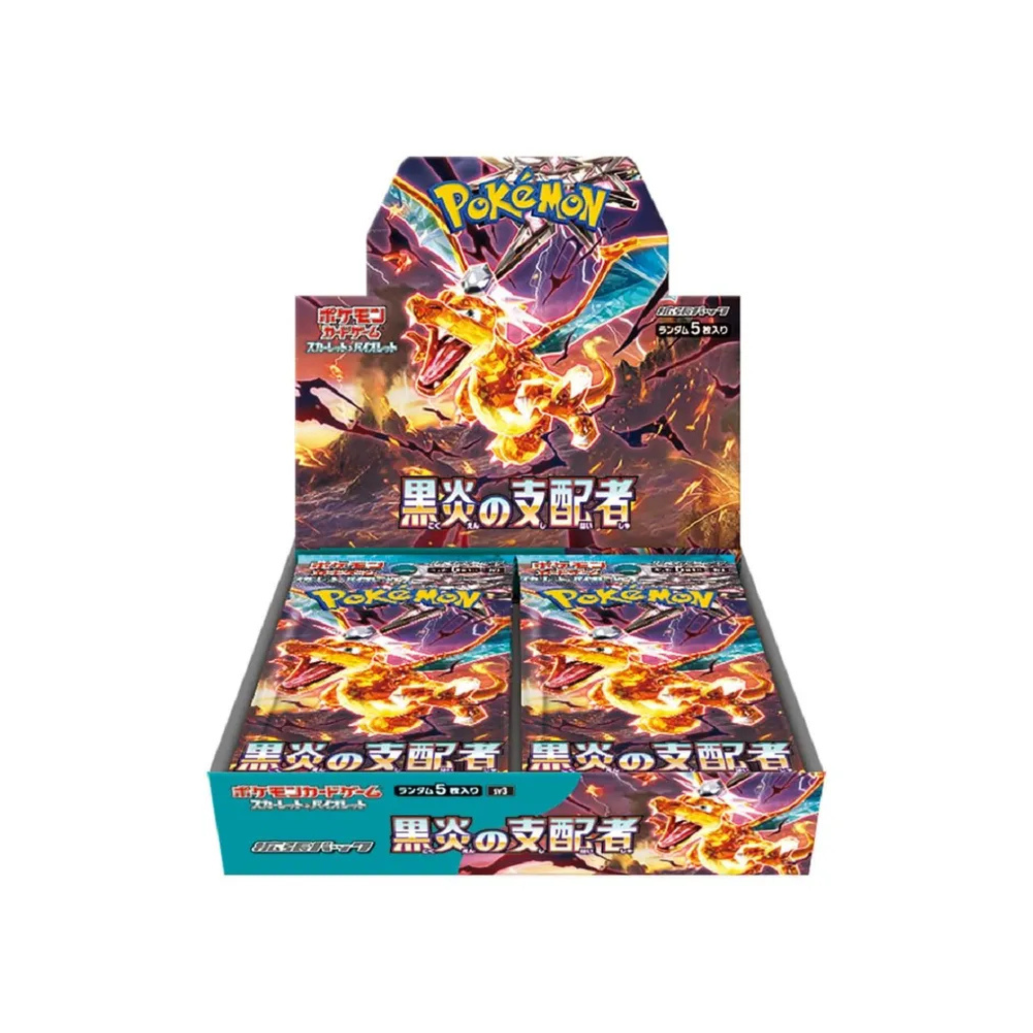 Pokémon Ruler Of The Black Flame Japanese Booster Box 30 Packs