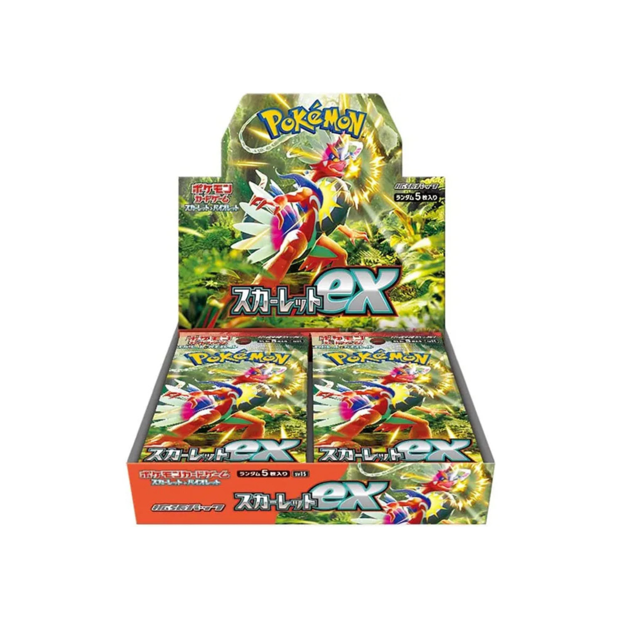 Pokémon Scarlet EX Japanese Booster Box 30 Packs