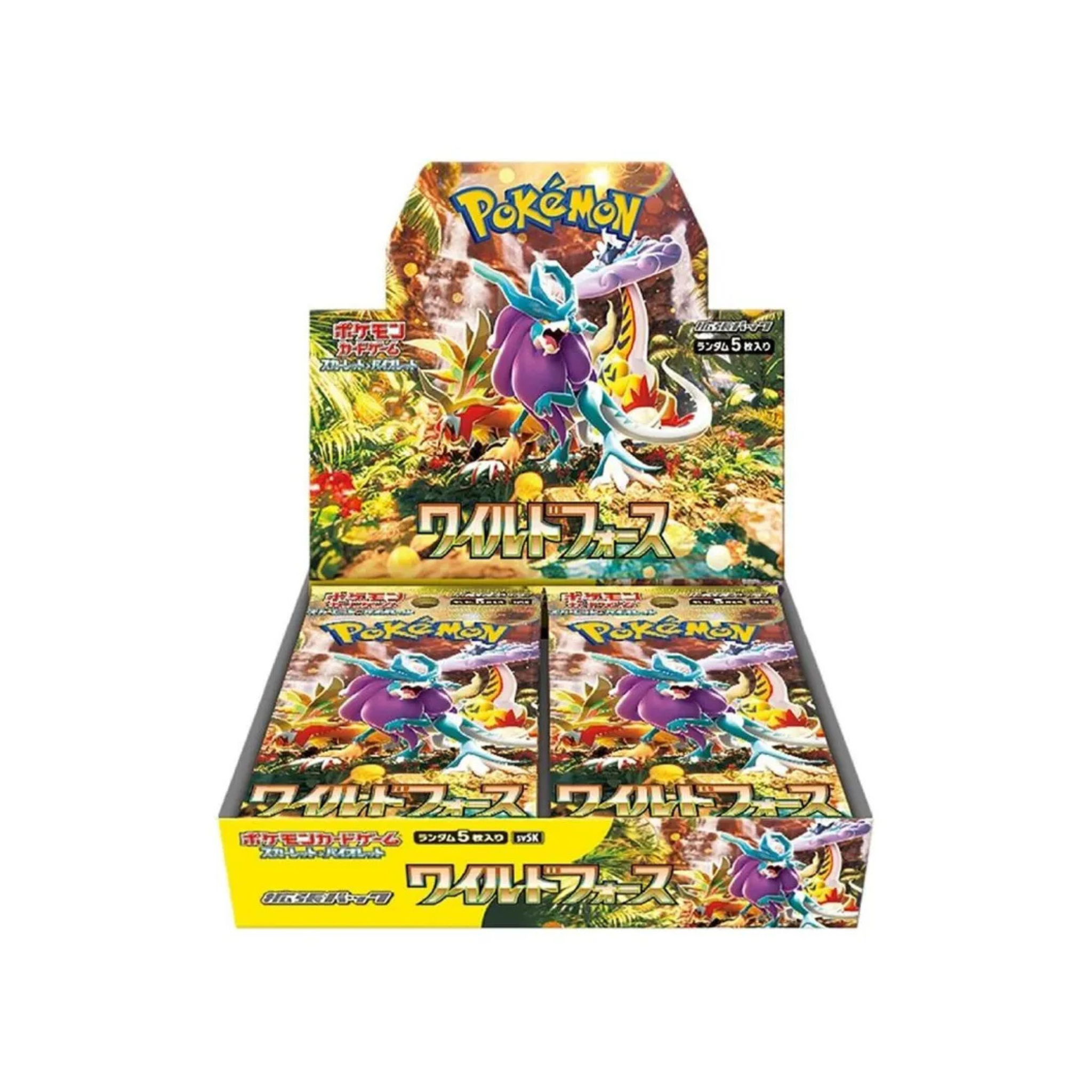 Pokémon Wild Force Japanese Booster Box 30 Packs