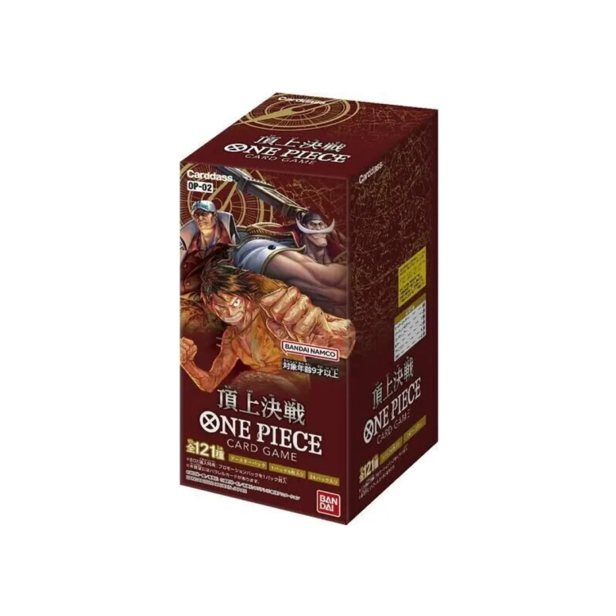 One Piece Card Game OP02 Paramount War Booster Box Japanese
