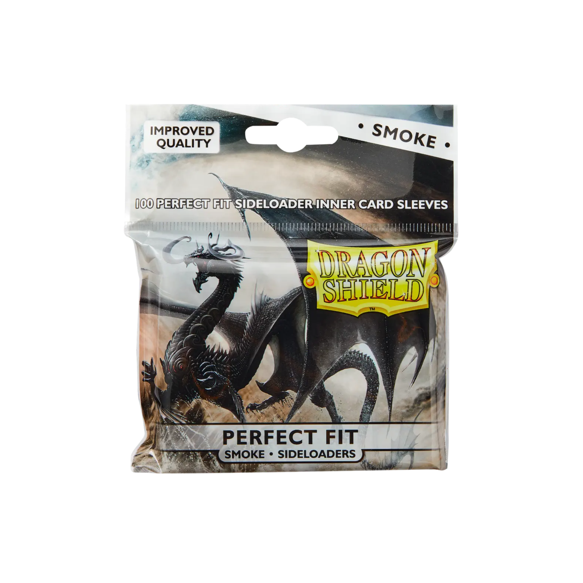 Dragon Shield Standard Deck Protector Smoke Perfect Fit Sideloaders Sleeves (100 Sleeves)