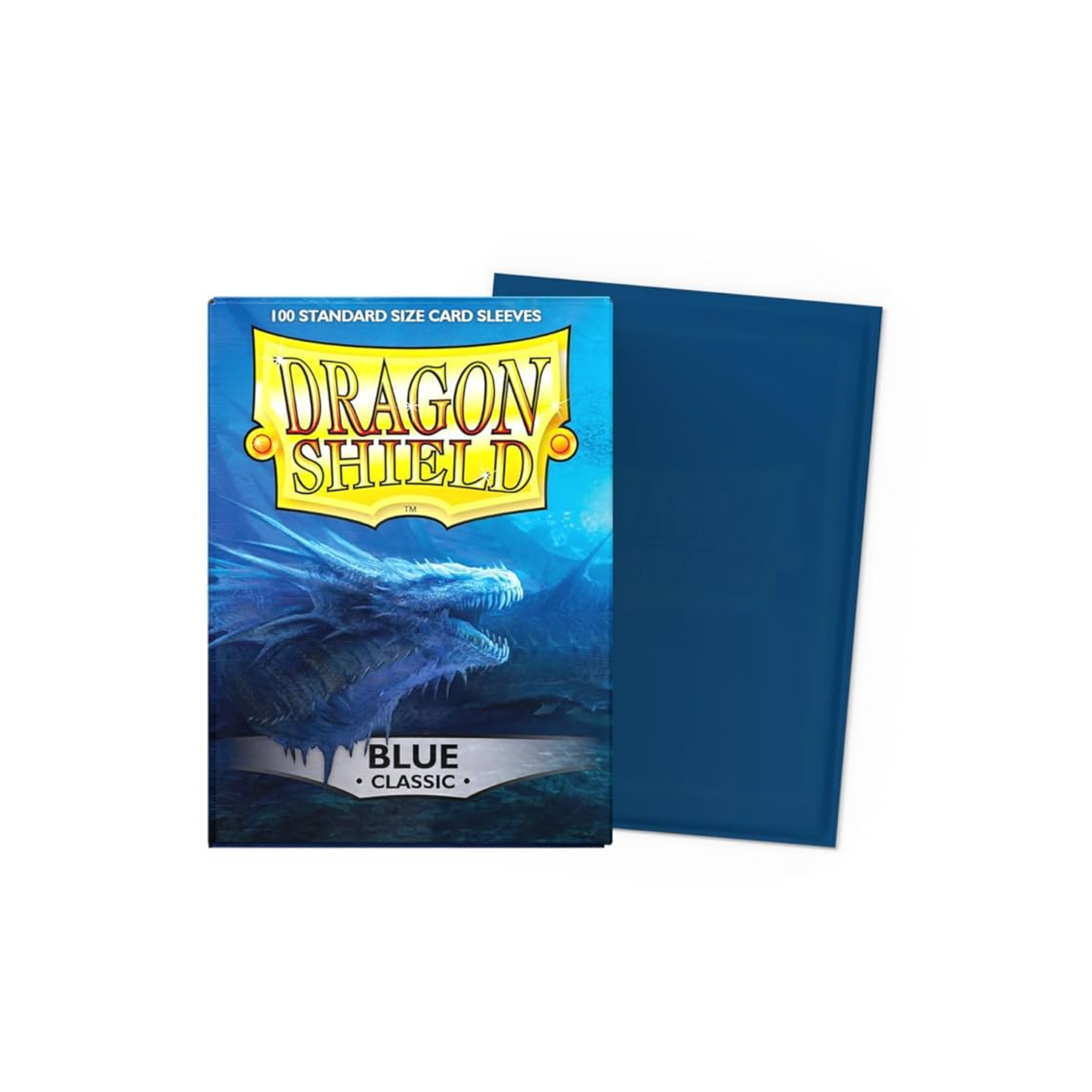 Dragon Shield Standard Deck Protector Classic Blue Sleeves (100 Sleeves)