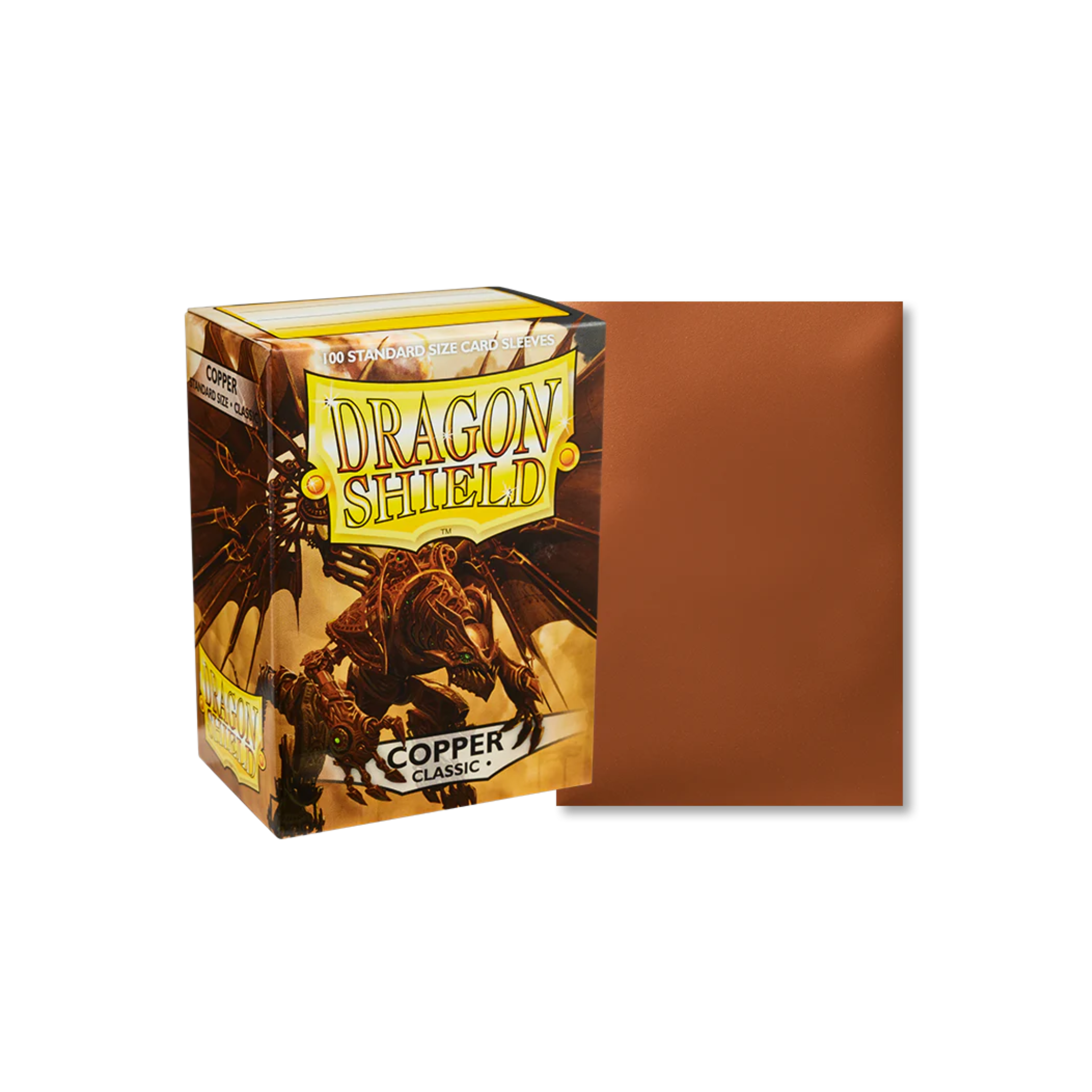 Dragon Shield Standard Deck Protector Classic Copper Sleeves (100 Sleeves)
