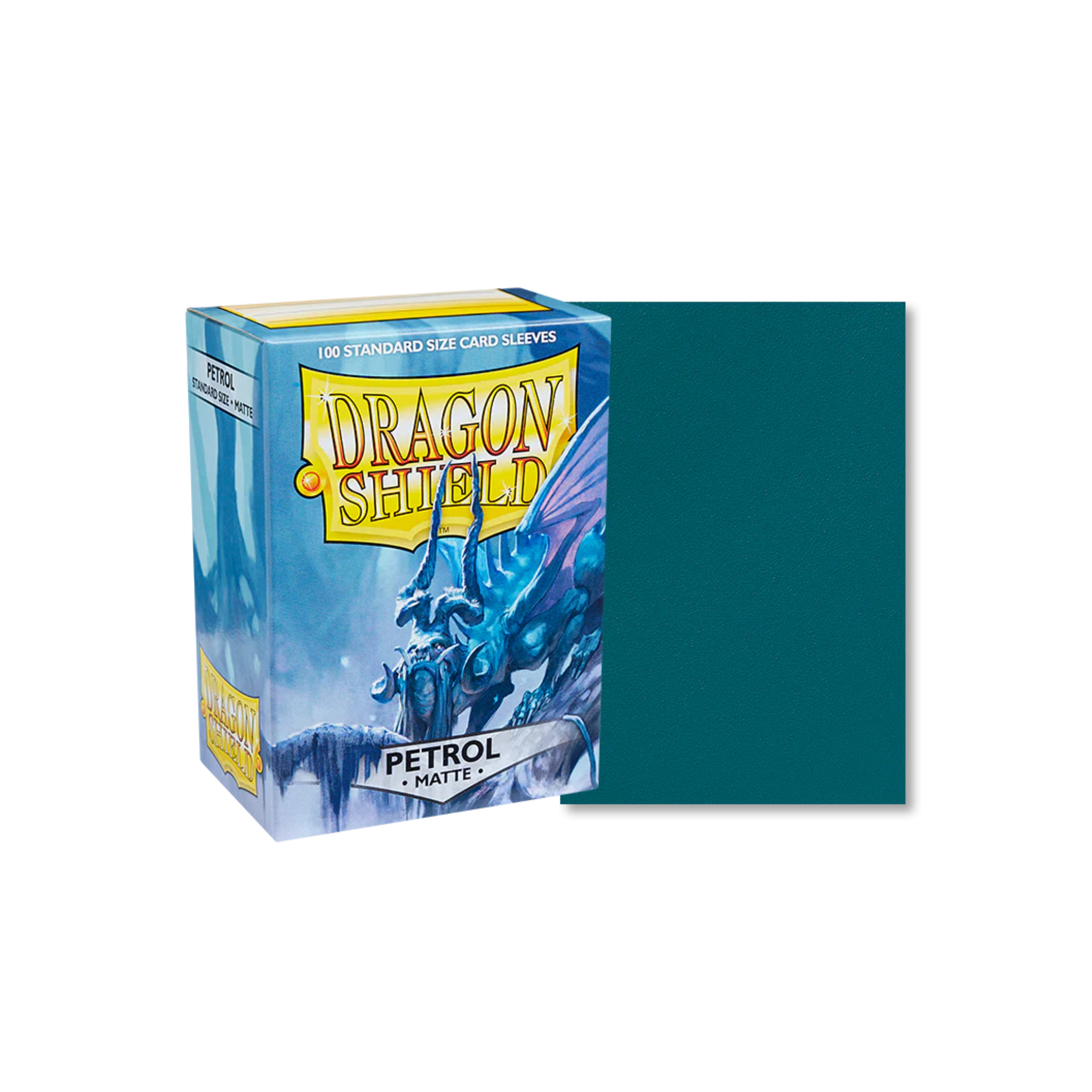 Dragon Shield Standard Deck Protector Matte Petrol Sleeves (100 Sleeves)