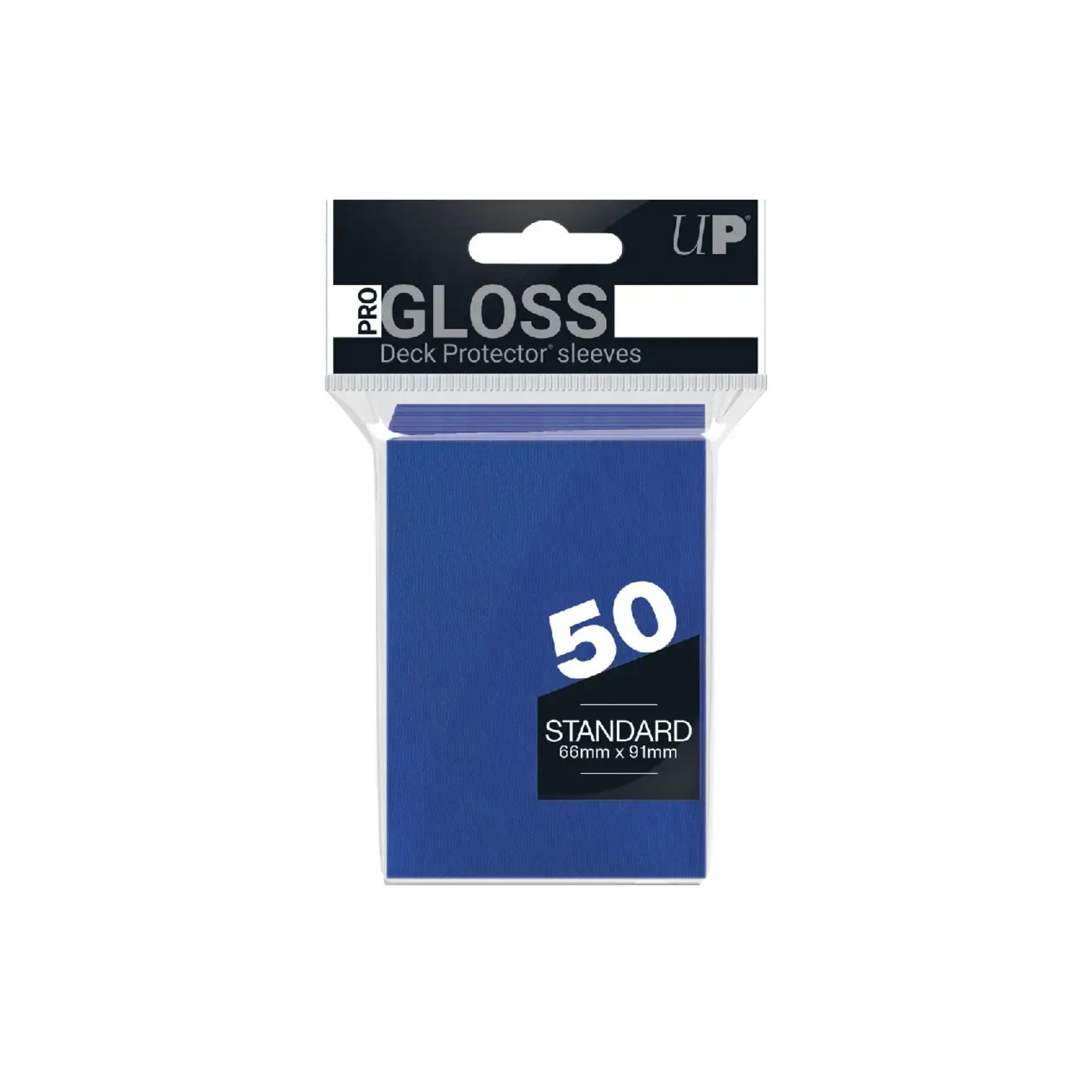 Ultra Pro 2.5" x 3.5" Gloss Standard Deck Protector Blue Sleeves (50 Sleeves)
