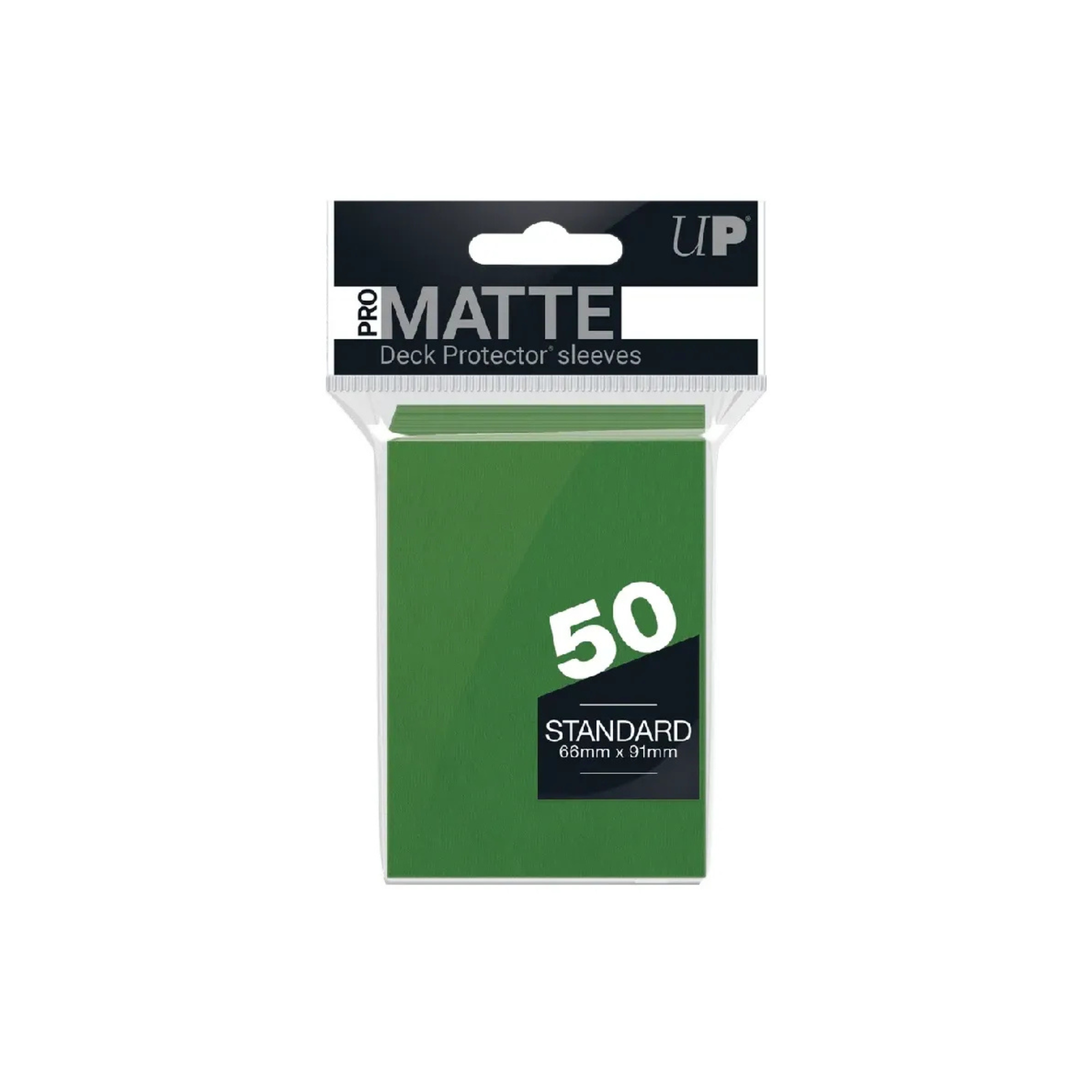 Ultra Pro 2.5" x 3.5" Matte Standard Deck Protector Green Sleeves (50 Sleeves)