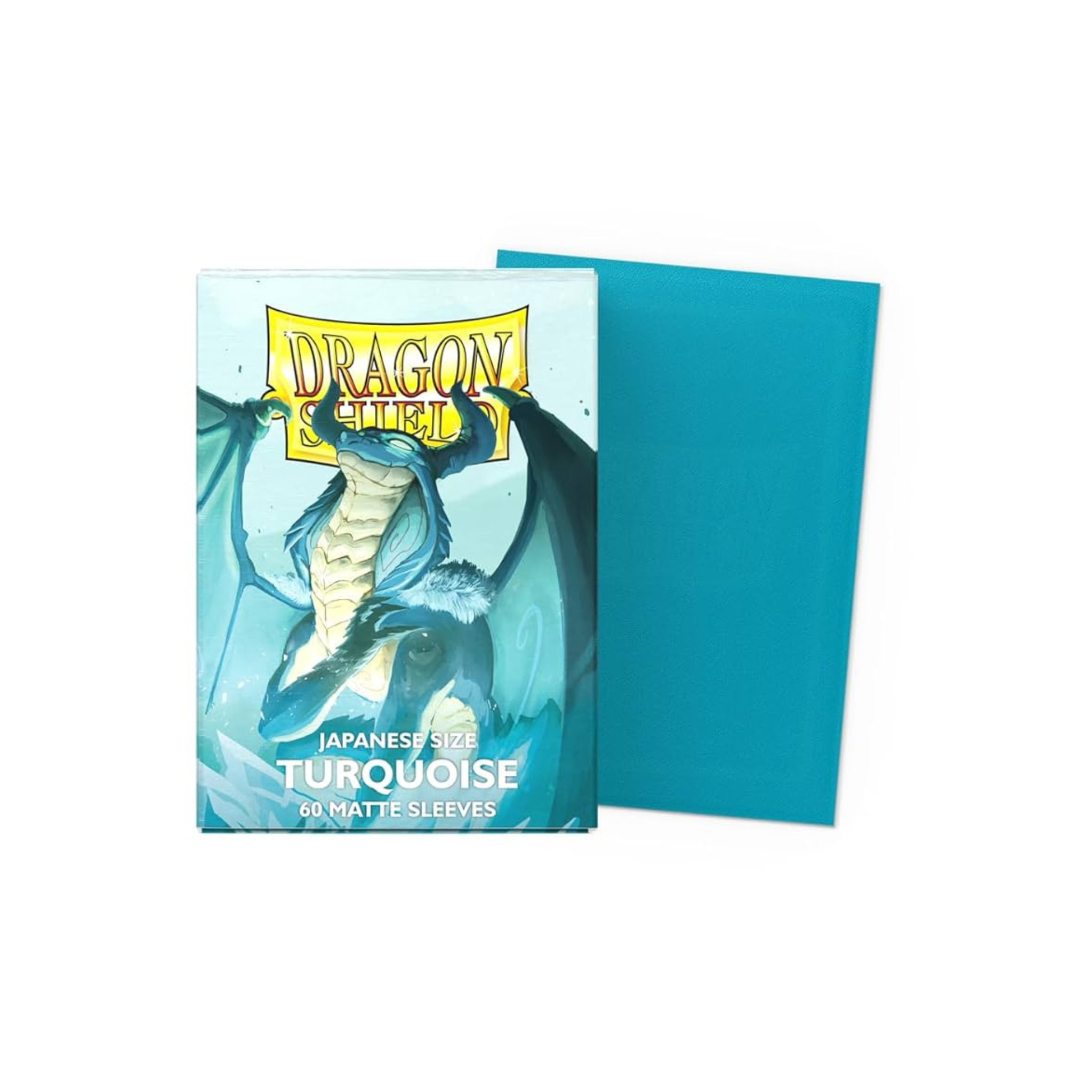 Dragon Shield Small Deck Protector Matte Turquoise Sleeves (60 Sleeves)