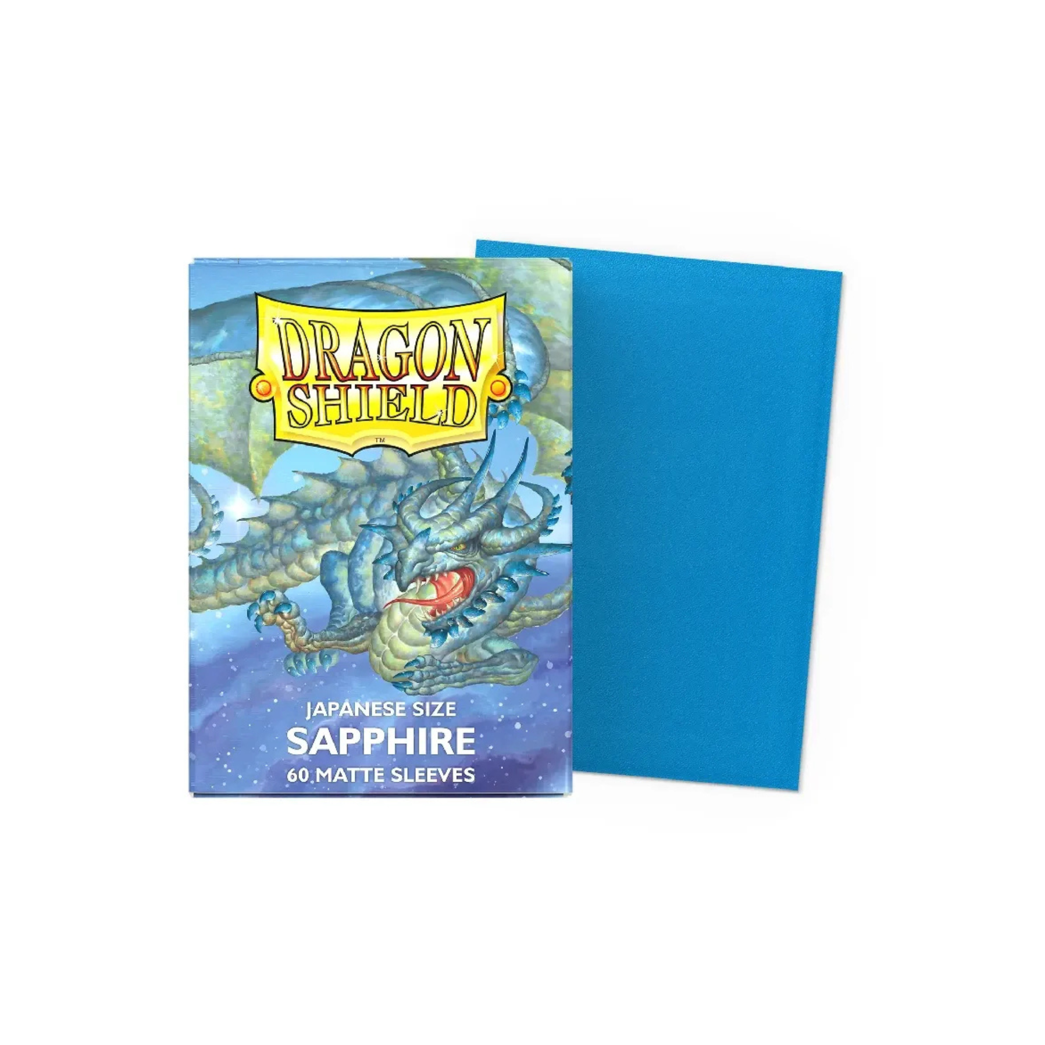Dragon Shield Small Deck Protector Matte Sapphire Sleeves (60 Sleeves)