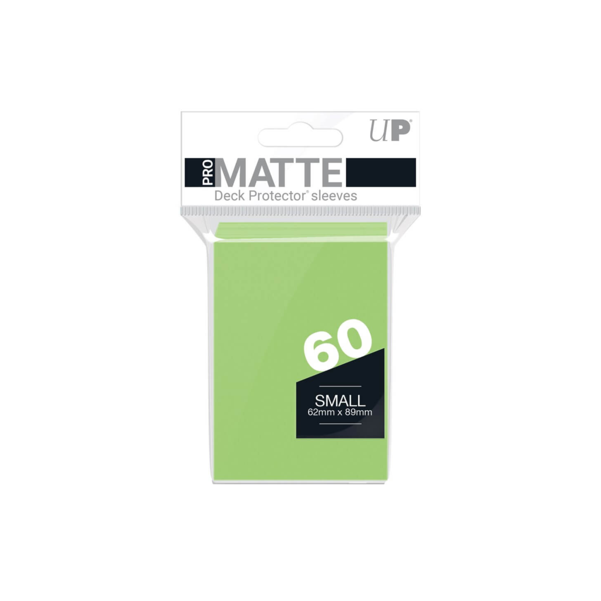 Ultra Pro Small Deck Protector Matte Lime Green Sleeves (60 Sleeves)
