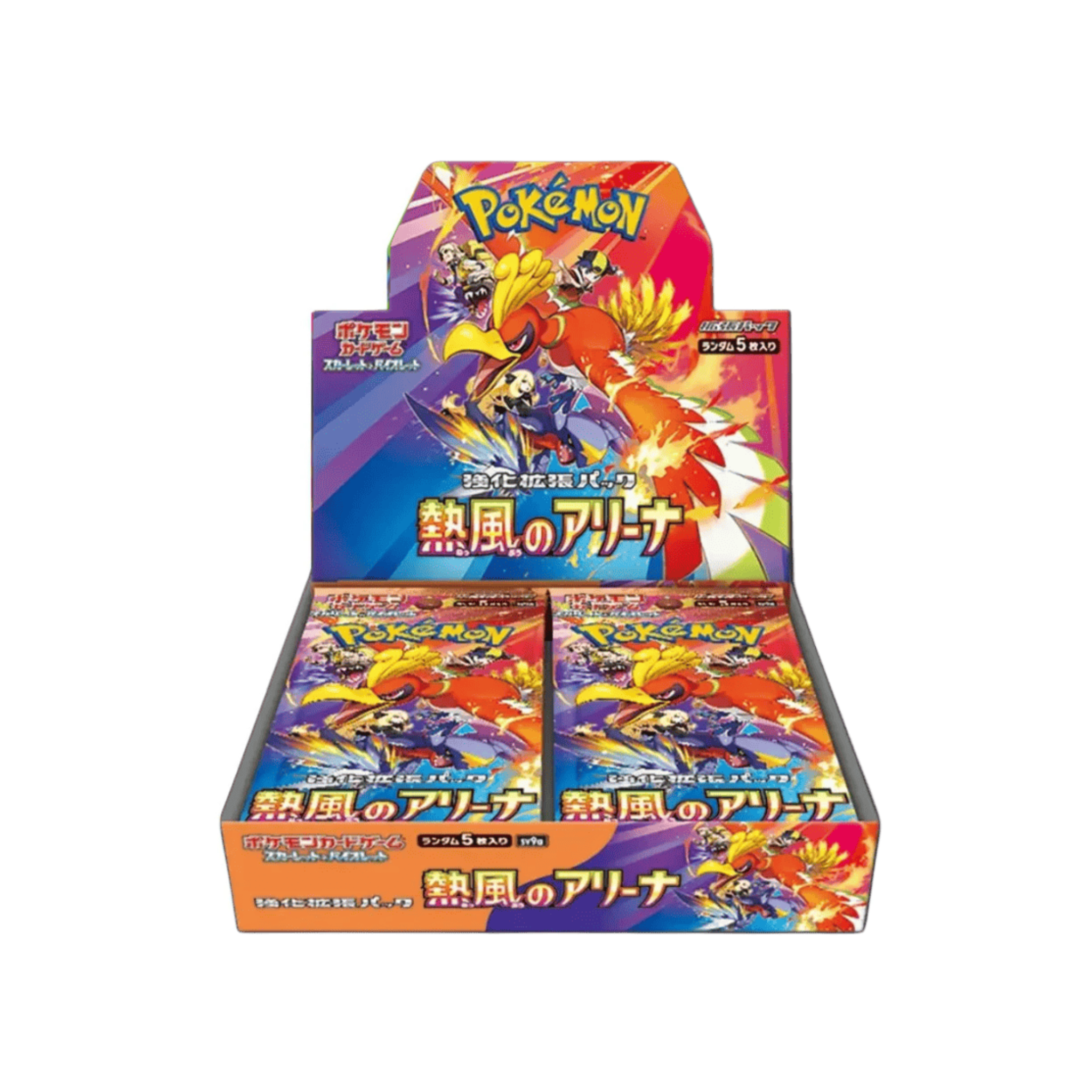 Pokémon Heat Wave Arena Japanese Booster Box 30 Packs