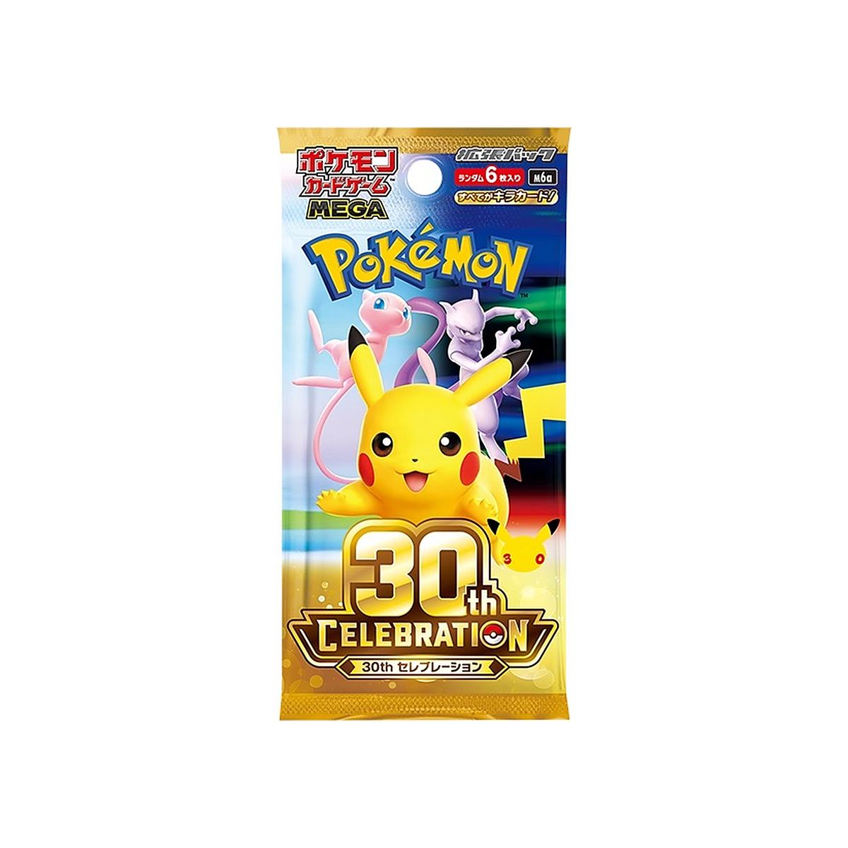 Pokémon 30th Celebration M6a Bustina Giapponese